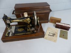 Singer sewing machine 1886. Complete with instruction manuals. Model no. P867545. Model complete