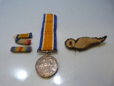 WW1 service medal - F11099 A.G.Hughes ACT .A.M.1.R.N.A.S