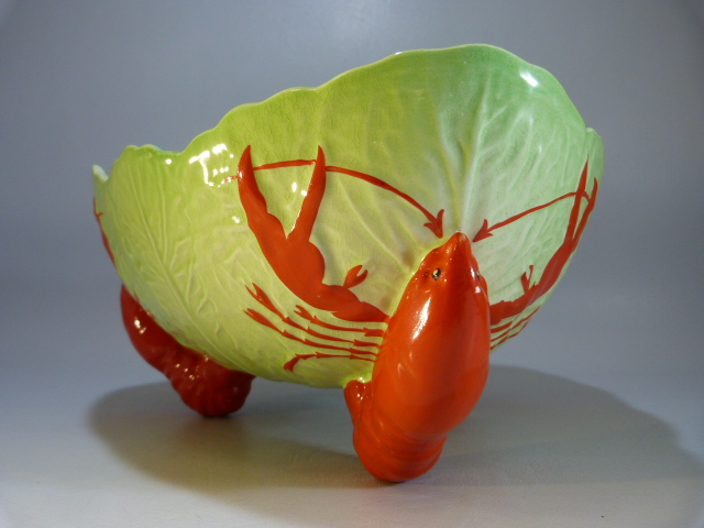 Carlton Ware - Lobster Tripod 'lobster' feet base along with a Carlton Ware orange bowl. - Image 8 of 17
