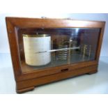 Late 19th/Early 20th Century mahogany cased Barograph by Wilson Warden & Co No. 2065