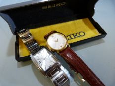Two watches - Amadeus and a Seiko