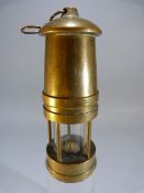 Trench Art minors lamp - not dated