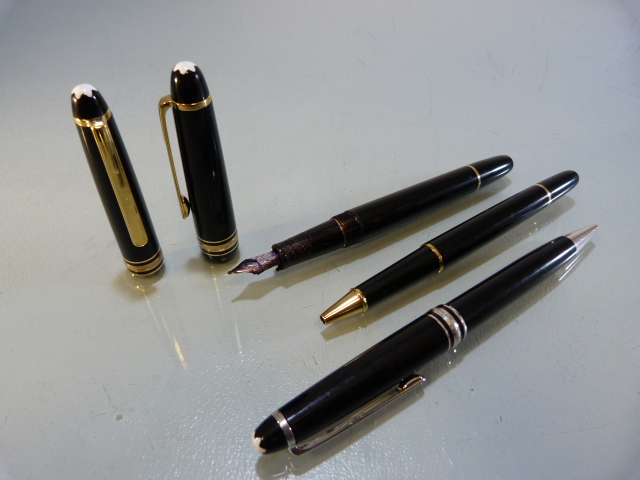 Three Mont Blanc Pens A/F - Serial numbers - EZ2063882, VL2540838 and BX2107905 - Image 3 of 4