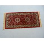 Kashmir Red Ground runner 140cm x 68cm