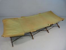 Folding military bed