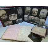 Vintage photograph album and an Autograph album containing large quantity of poems