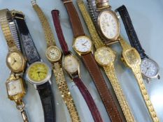 10 various vintage watches