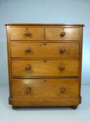 Antique Mahogany chest of 5 drawers