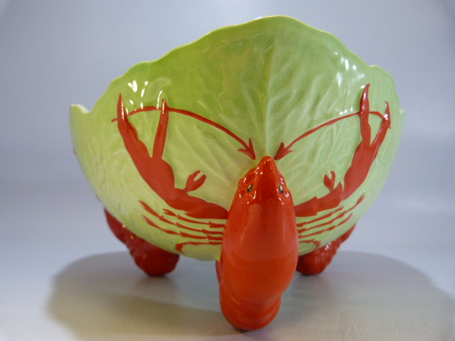 Carlton Ware - Lobster Tripod 'lobster' feet base along with a Carlton Ware orange bowl. - Image 5 of 17