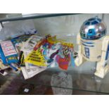 Collection of various Star Wars magazines etc and a figure