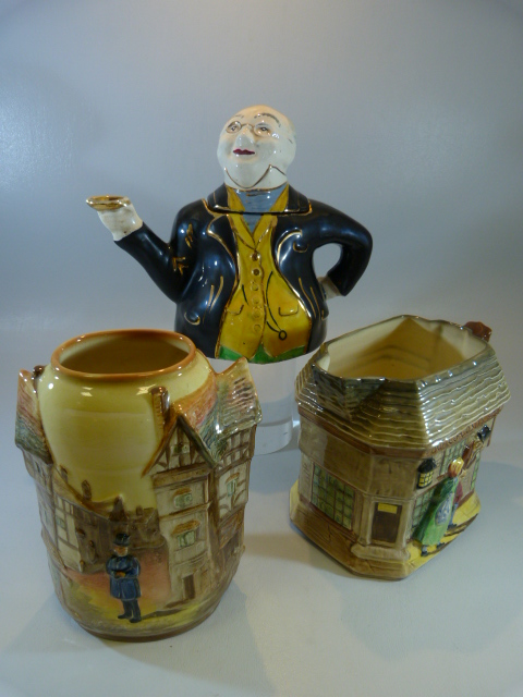 Royal Doulton Australia registered series vase, Royal Doulton Old Curiosity Shop jug and a Novelty - Image 2 of 13
