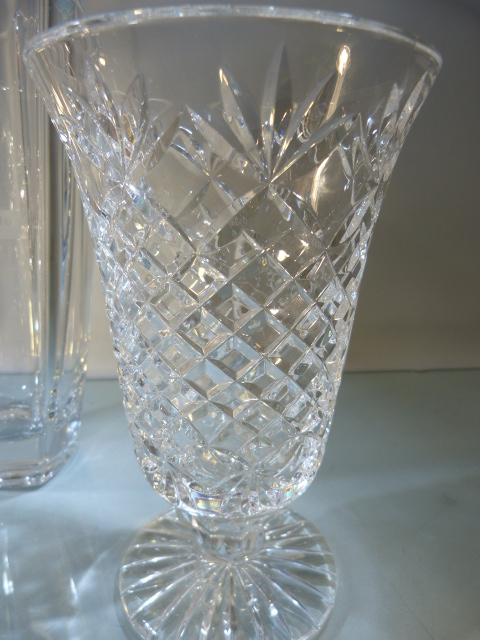 Racing Interest - Four Glass vases - 1 marked Winner Newton Abbot RaceCourse the other Lingfield - Image 2 of 5