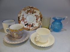 Early 19th century Royal china Works Worcester cabinet cup and saucer in bone china G490 along