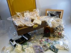 Large collection of costume jewellery to include silver etc