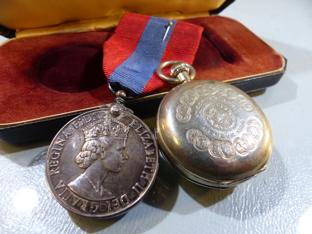 Elizabeth II Imperial Service Medal For Faithful Service Issued To: William Parry along with a