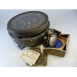 Ships compass and a Wates Volt Amp Meter