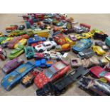 Collection of unboxed Dinky, Corgi and Matchbox cars