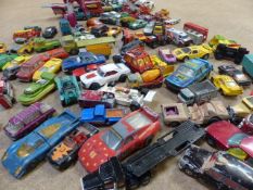 Collection of unboxed Dinky, Corgi and Matchbox cars