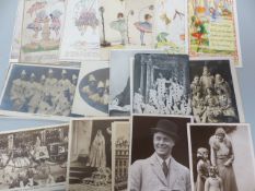 Collection of Various postcards on various subjects to include - Royals, Fairies, Indians, Trains