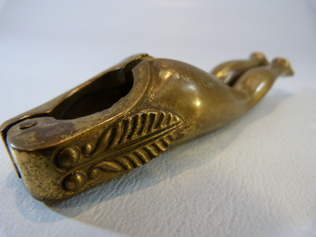 Brass Mid century nut cracker in the form of a pair of ladies legs - Image 4 of 6