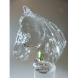Waterford Crystal glass horse head