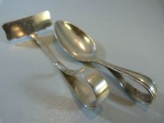 Silver hallmarked baby spoon and pusher by Lanson Ltd