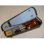 The London Company Violin in case with bow