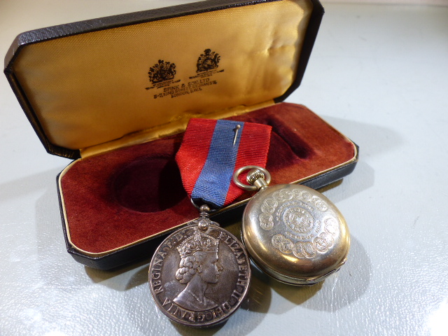 Elizabeth II Imperial Service Medal For Faithful Service Issued To: William Parry along with a - Image 15 of 15