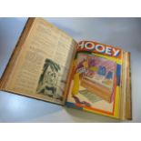 Bound set of American Hooey comic / magazines from the 1930's