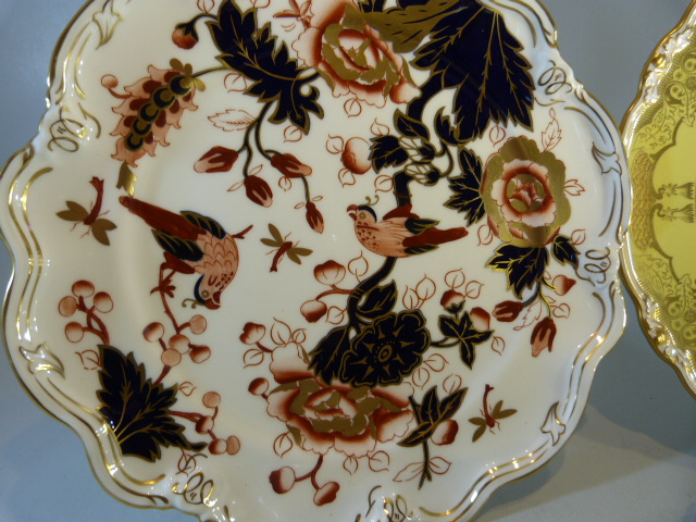 Royal Crown Derby Porcelain - boxed 'Derby Posies' with knife, Royal Crown Derby Cabinet plate Rd - Image 3 of 9