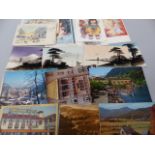 Collection of vintage postcards on Europe and Continental