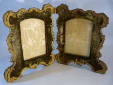Wall Sconce -Pair of Brass repousse plaques mounted onto a velvet board with curved arm candle