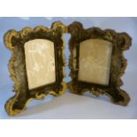 Wall Sconce -Pair of Brass repousse plaques mounted onto a velvet board with curved arm candle