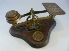 Small set of postage scales