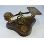 Small set of postage scales