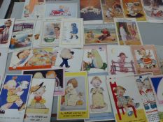 Collection of vintage and antique postcards by known artists. To include Mabel Lucie Atwell, Fred