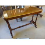 Antique Mahogany Console table with recess under