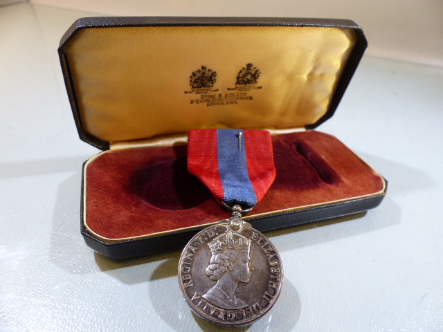 Elizabeth II Imperial Service Medal For Faithful Service Issued To: William Parry along with a - Image 9 of 15
