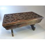 Early 19th century carved footstool