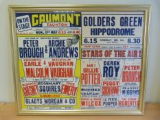 Theatrical Interest - Gaumont Taunton list of various shows
