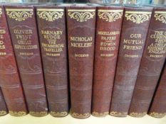 Charles Dickens - Sixteen volumes of Charles Dickens published by Hazell, Watson and Viney Ltd all