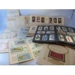 Large collection of Cigarette cards albums to include Wills, Players, Hearts Deligh cigarettes etc.