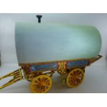 Handmade wooden Gypsy Wagon model