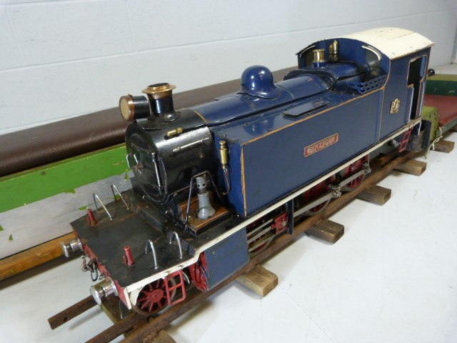A WELL-ENGINEERED LIVE STEAM 5 INCH GAUGE MODEL OF A Locomotive "EINZIGER" also with a GER tender