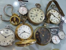 Collection of fob watches and nurses watches to include carley & clemence (A/F), Services, Jaeger