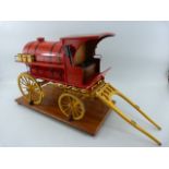 'Shell' handmade wooden horse drawn Cart.
