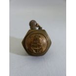 Trench art - Lighter mounted to each side with buttons.