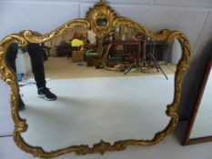 Rococo style Gilt framed mirror