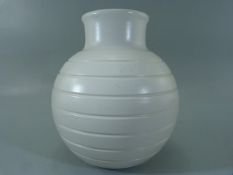 Keith Murray for Wedgwood vase with incised decoration