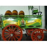 Handmade model cart of a Beer wagon Steward and Patteson ltd